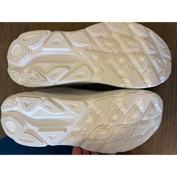 NEW HOKA Triple White Clifton 9 Sneakers Walking Shoes Men size 13 D main image 5